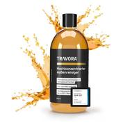TRAVORA Hochkonzentrierter Bio-Außenreiniger für Caravan, Camper & Auto - bis zu 50L Reinigungslösung - biologisch abbaubares Auto Shampoo & Caravan Reiniger - 500ml Wohnwagen Reiniger aussen