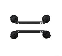 Trayneel Saugnapfhalterung für Mini-Wohnmobil, Yacht, Camper, Bus, Fahrzeugdach, Windschutzscheibe, Dachfenster, Eisen-Halterung mit 4 starken Vakuum-Bechern, kompakt, tragbar, rutschfest