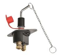 ProPlus 347031 Batterie Trennschalter Natoknochen Heavy Duty Dauer 500 Ampere Spitze 2500A 2-Polig Hauptschalter Not Aus Schalter