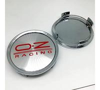 TRFAN 4 Stück Auto Nabendeckel Nabenkappen für OZ Racing 75mm Wasserdicht Rostfrei Auto Radnabendeckel ZubehöR,D