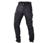 Trilobite Acid Scrambler Doublelayer AAA Motorradjeans (Schwarz)