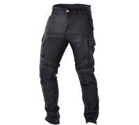 Trilobite Acid Scrambler Doublelayer Motorrad Jeans, schwarz, Größe 30/32