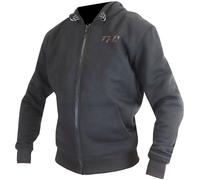 TRILOBITE Binder Motorrad-Hoodie schwarz CE AA Aramid Mesh Protektoren Gr. XXL