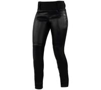 Trilobite Damen Leder Leggings schwarz, Größe 34/32