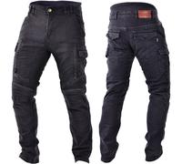 Trilobite Acid Scrambler Doublelayer AAA Motorradjeans (Schwarz)
