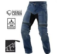 Trilobite Parado Doublelayer Motorrad Jeans, blau, Größe 32 34 für Männer