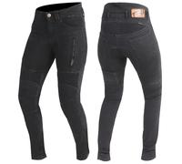 Trilobite Parado Monolayer Slim Fit Damen Motorradjeans schwarz, Größe 34/32