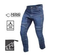 Trilobite Parado Motorrad-Jeans Monolayer Herren blau slim fit 44/32