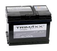 TRIMAXX Autobatterie 60Ah 12V 540A/EN mehr Startkraft Starterbatterie ersetzt Batterie 59Ah 61Ah 63Ah 62Ah 64Ah 65Ah, PKW