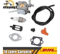Trimmer Vergaser Zündkerze Kit Für Stihl FS48 FS52 FS56 FS62 FS66 Walbro WT-45