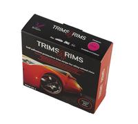 Trims4rims Felgenringe Felgenrandaufkleber Felgenschutz Styling Felgenschutzringe universal bis 22 Zoll (Rosa)