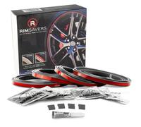 Trims4rims Felgenringe Felgenrandaufkleber Felgenschutz Styling Felgenschutzringe universal bis 24 Zoll (Grau)