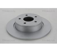 Triscan 1x Bremsscheibe Hinterachse Voll [Hersteller-Nr. 812016159C] für Ford