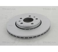 TRISCAN BREMSSCHEIBE VORNE, COATED vorne 812025156C für RENAULT