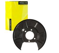 Triscan Spritzblech Bremsscheibe 812516205 für Ford Hinterachse links kataphoretisch grundiert