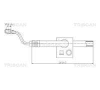 TRISCAN 8516 11042 Servoleitung