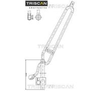TRISCAN 851611028 Hydraulikschlauch für Lenkung für BMW