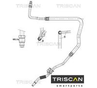 Triscan Hydraulikschlauch Servoschlauch Passend Für Citroën Jumper Peugeot Hydraulikschlauch Lenkung: Citroën: 4012q5 Citroën: 4012y0 Peugeot: 1612