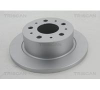 TRISCAN BREMSSCHEIBE HINTEN, COATED hinten 8120101004C für CITROËN PEUGEOT