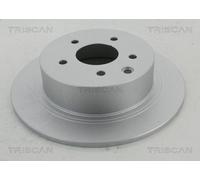 Triscan Bremsscheibe Hinterachse Voll [Hersteller-Nr. 812014170C] für Nissan