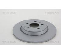 Triscan Bremsscheibe Hinterachse Voll 8120291018C COATED für Audi 1x