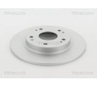 TRISCAN Bremsscheibe hinten rechts links voll 260mm für HONDA 8120 40168C