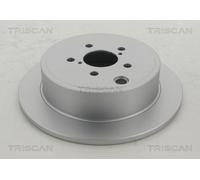 Triscan Bremsscheibe hinten rechts/links 8120 68117C Coated voll 286 mm für Toyota & Subaru
