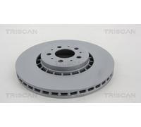 Triscan Bremsscheibe 8120 27134C – vorne rechts/links belüftet 316 mm – beschichtet – für Volvo