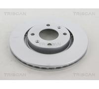 Triscan 1x Bremsscheibe [Hersteller-Nr. 812028114C] für Citroën, Ds, Opel, Peugeot, Vauxhall