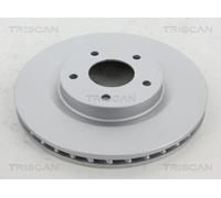 Triscan 1x Bremsscheibe Vorderachse Belüftet [Hersteller-Nr. 812042152C] für Chrysler, Citroën, Dodge, Jeep, Mitsubishi, Peugeot