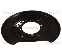 TRISCAN Spritzblech, Bremsscheibe hinten rechts für MERCEDES-BENZ 8125 23234