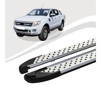 Trittbretter Ford Ranger ab Baujahr 01/2005-07/2012 ALMO Silber mIt ABE