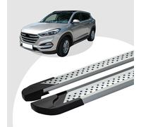 Trittbretter passend für Hyundai Tucson 08/2004-11/2010 (Model: VISO, Farbe: Sil