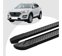 Trittbretter passend für Hyundai Tucson 2020 (Model: ALMO, Farbe: Schwarz)
