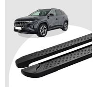 Trittbretter passend für Hyundai Tucson ab 05/2015-2020 (Model: ALMO, Farbe: Sch