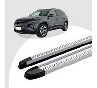 Trittbretter passend für Hyundai Tucson ab 05/2015-2020 (Model: MAJA, Farbe: Sil