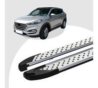 Trittbretter passend für Hyundai Tucson ab 08/2004-11/2010 (Model: ALMO, Farbe: