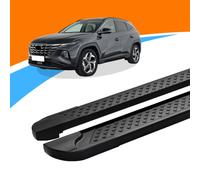 Trittbretter passend für Hyundai Tucson ab Baujahr 05/2015-2020 ALMO Schwarz mit