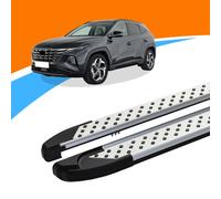 Trittbretter passend für Hyundai Tucson ab Baujahr 05/2015-2020 ALMO Silber mit