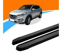 Trittbretter passend für Hyundai Tucson Baujahr 08/2004-11/2010 MAJA Schwarz mit