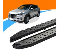 Trittbretter passend für Hyundai Tucson Baujahr 08/2004-11/2010 SUPA Schwarz mit
