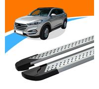 Trittbretter passend für Hyundai Tucson Baujahr 08/2004-11/2010 VISO Silber mit