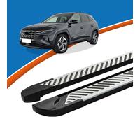 Trittbretter passend für Schweller Hyundai Tucson Baujahr 05/2015-2020 LINE Silb