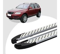 Trittbretter passend für VW Touareg ab 10/2002-05/2010 (Model: ALMO, Farbe: Silb