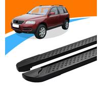 Trittbretter passend für VW Touareg ab Baujahr 10/2002-05/2010 ALMO Schwarz mit