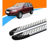 Trittbretter passend für VW Touareg ab Baujahr 10/2002-05/2010 ALMO Silber mit A