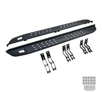 Trittbretter Schwarz gelocht passend für Ford Ranger T6 T7 T8 T9 auch Raptor