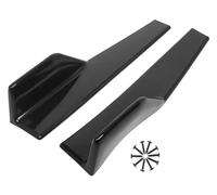 Trittbretter Schweller Für Ford Für Focus MK2 MK3 MK4 Für Fiesta Für Ecosport Für Mondeo Für Fusion Für Transit Für B-MAX Seite Rock Verlängerung Protector Körper Kit Seitenschweller(Farbe:Schwarz)