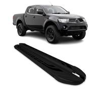 Trittbretter Schweller für Mitsubishi L200 DoubleCab Triton 2005-14 Alu Schwarz