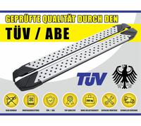 Premium Aluminium Black Trittbretter / Side steps PEUGEOT 4007, 4008 mit ABE